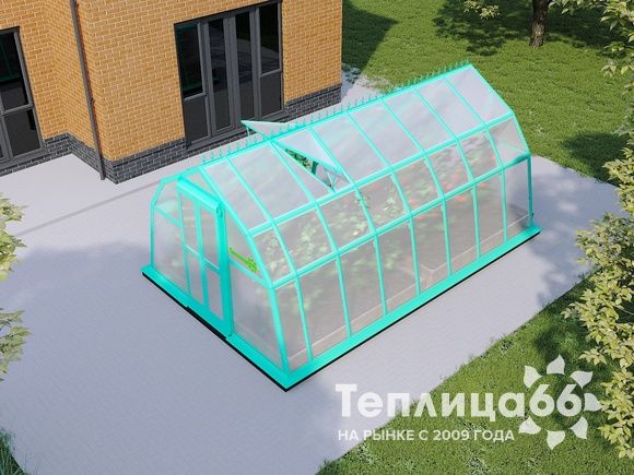 Теплица Рада Байкал из поликарбоната, 3x4 метра